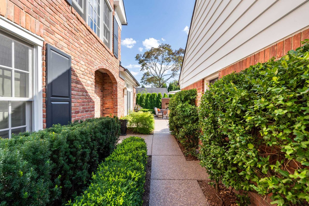 Private Patio with Charming Curb Appeal