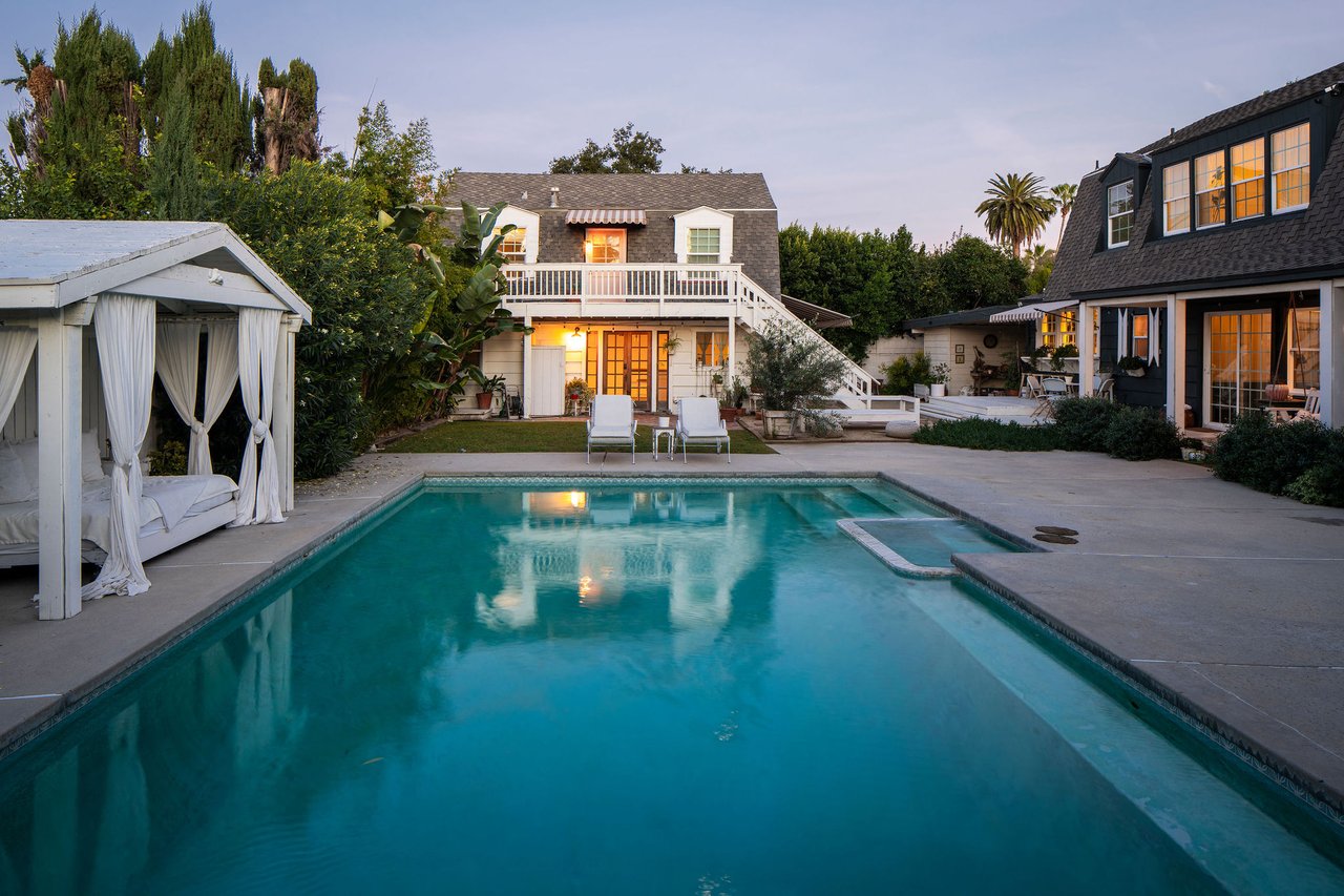 The Perry Farmhouse in Van Nuys, A Rare Rustic Compound