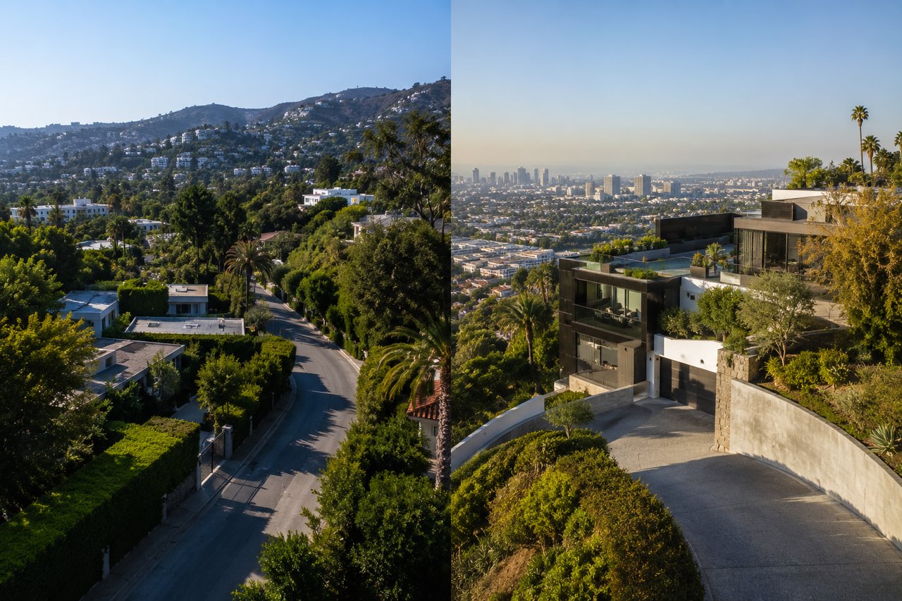 Bird Streets vs. Sunset Plaza Drive: Two Very Different Definitions of Hollywood Hills Exclusivity