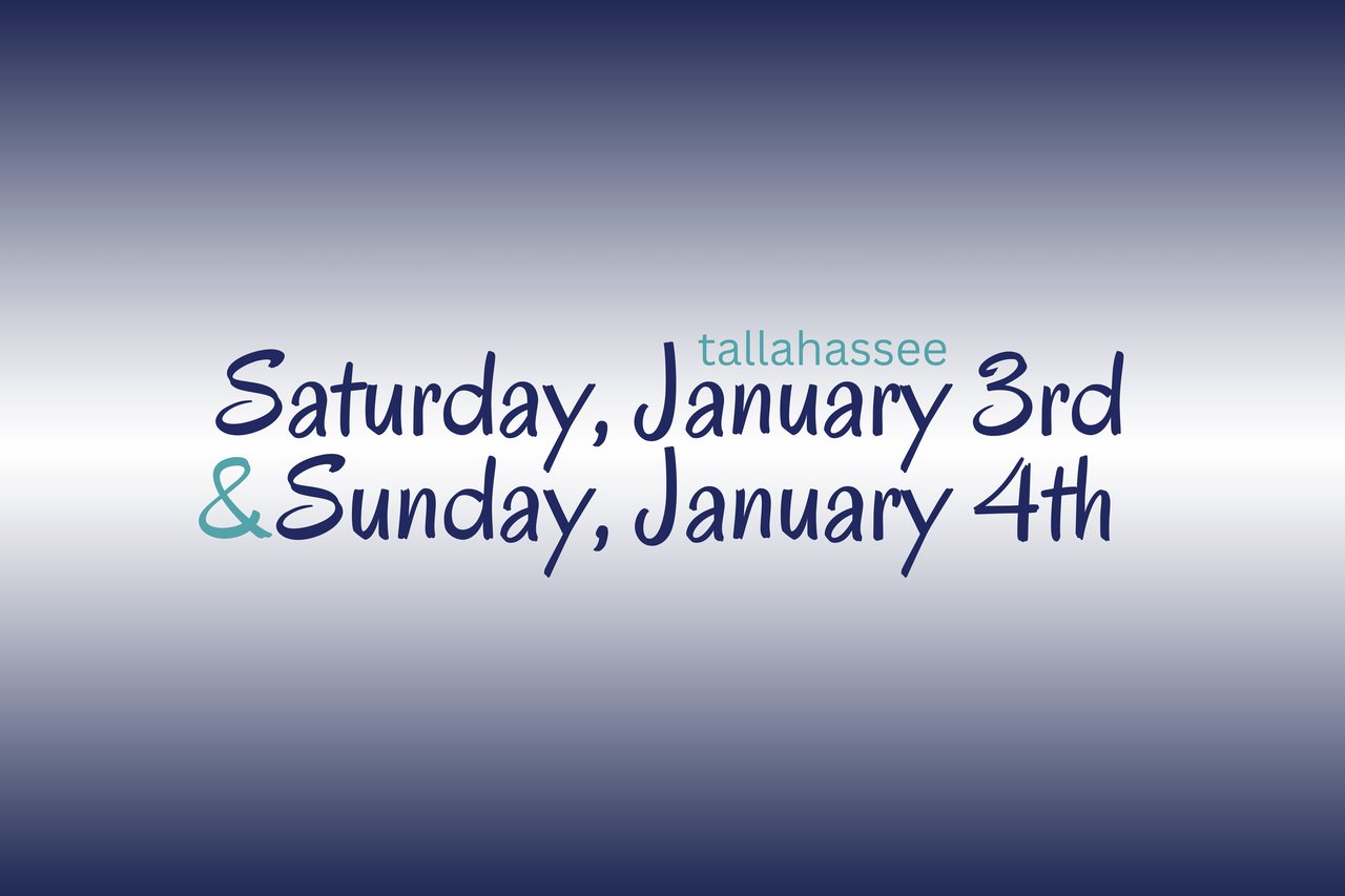 Saturday January 3rd and Sunday January 4th 2026 events in Tallahassee