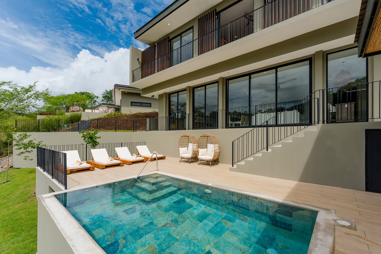 Mata Palo #56 - Bosque Tropic Village | Luxury 4-Bed Jungle Home with Private Pool & Mountain Views in the Pacifico Community, Playas del Coco