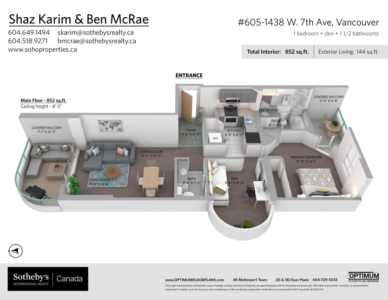605-1438 W 7th Avenue, Vancouver