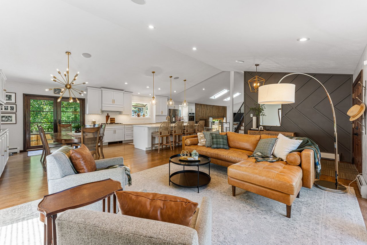 Modern Denver home interior with open layout, updated kitchen, and natural light, showcasing features buyers love