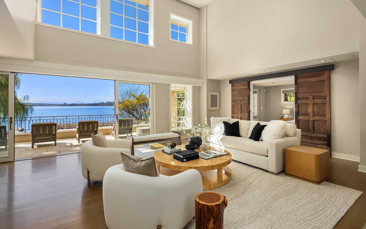 Timeless West-Facing Waterfront Estate on Treasured Hunts Point