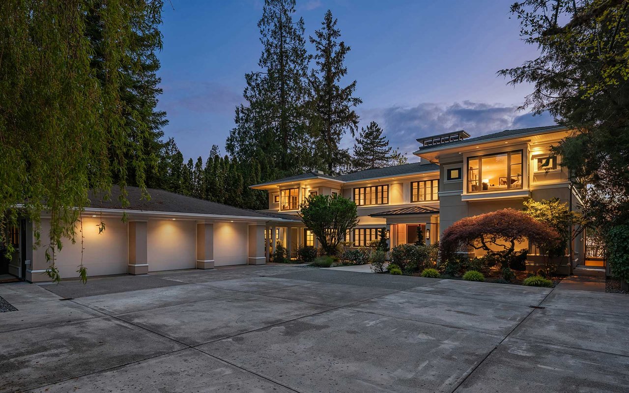 Timeless West-Facing Waterfront Estate on Treasured Hunts Point