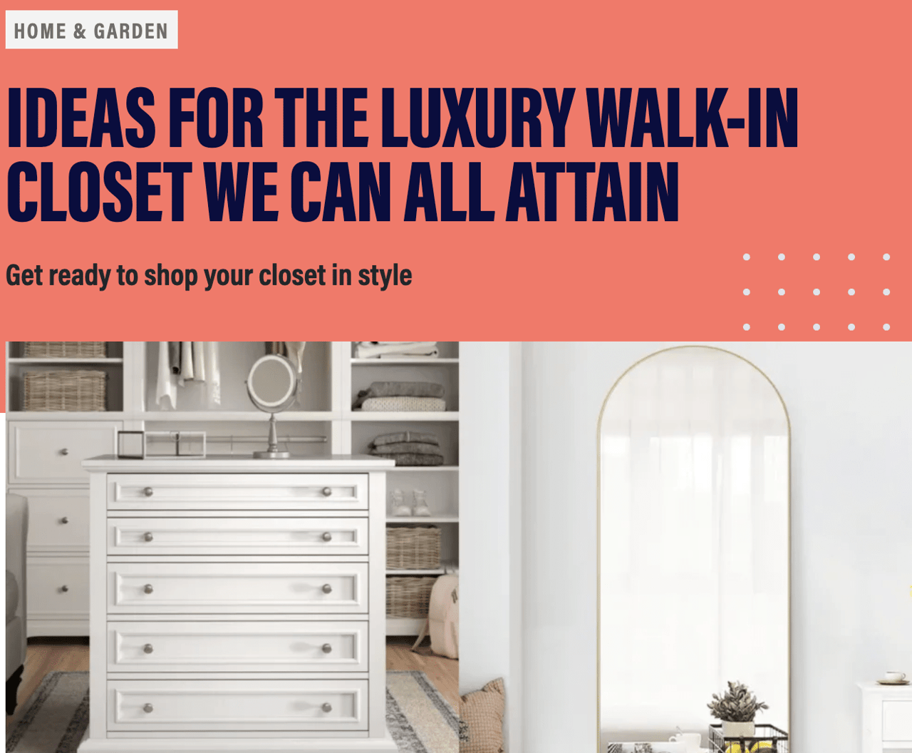 How to Create a Luxury Closet