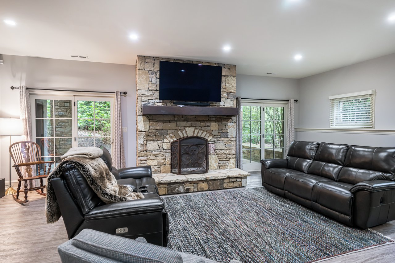 basement living room