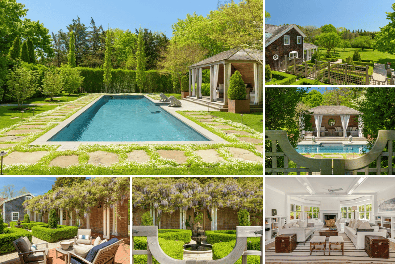 South Fork Dream Home: this storied Shelter Island hideaway has a secret garden