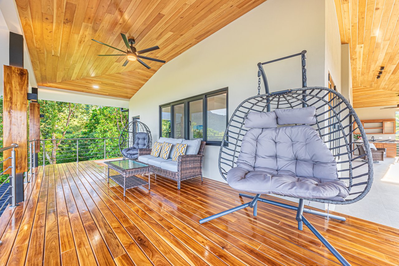 4 ACRES – 3 Bedroom Home “The Crystal Shire” With Wide Ocean View, Creek, Solar Power, Fine Craftsmanship, Self Sufficiency!!