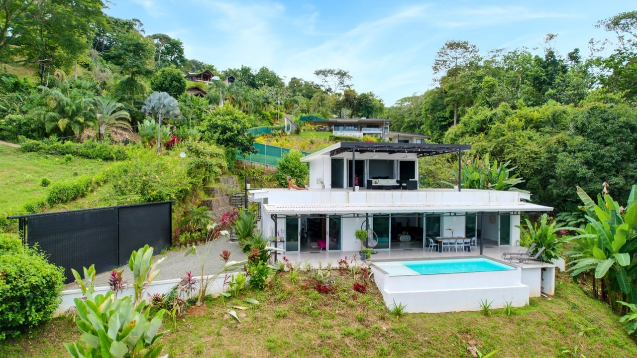 Harmonious Modern Uvita Home with Infinity Pool, Ocean Views, and Rental Options