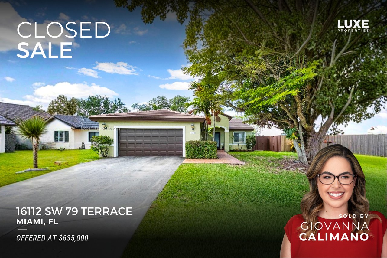 Significant Sale: 16112 SW 79 Terrace, Miami, FL | Recently Sold Property Miami, FL