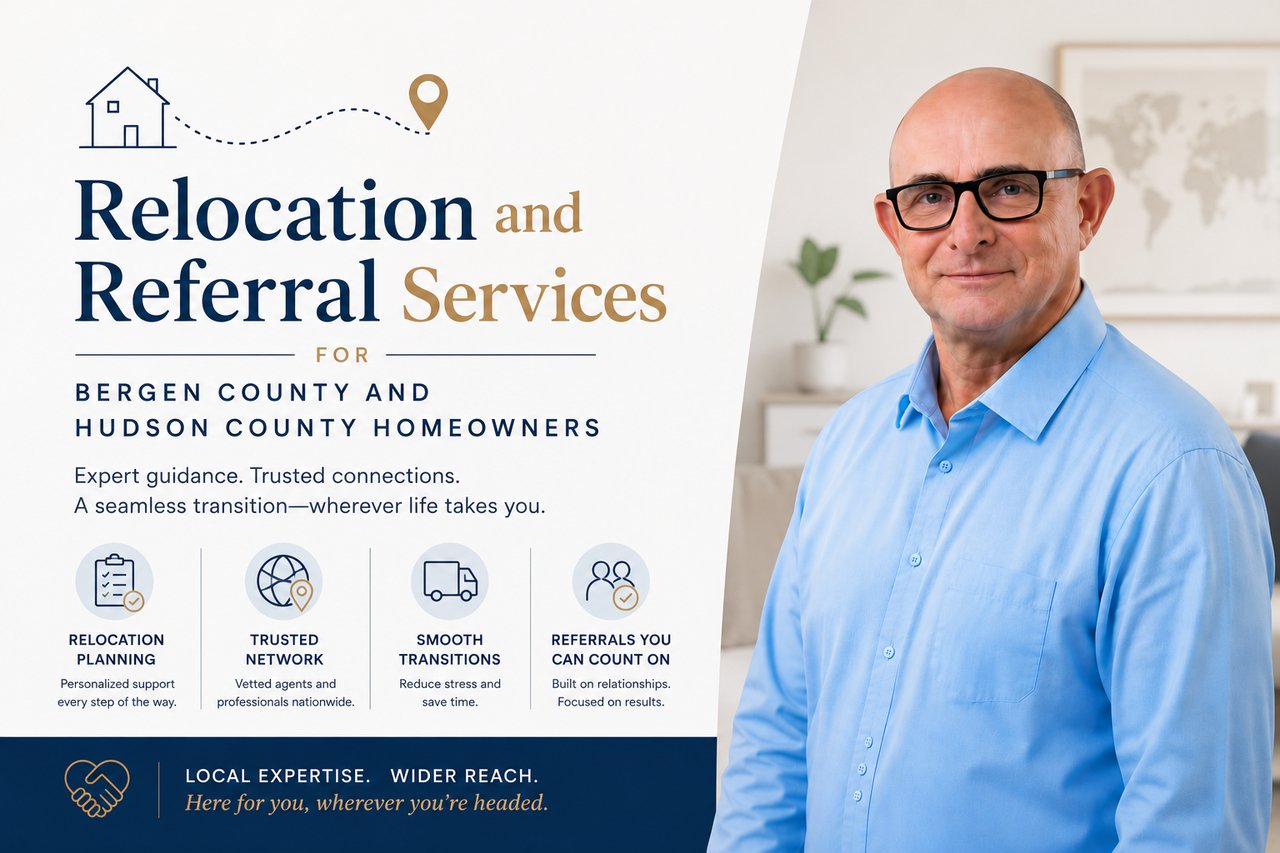 Relocation and Referral Services for Bergen County and Hudson County Homeowners