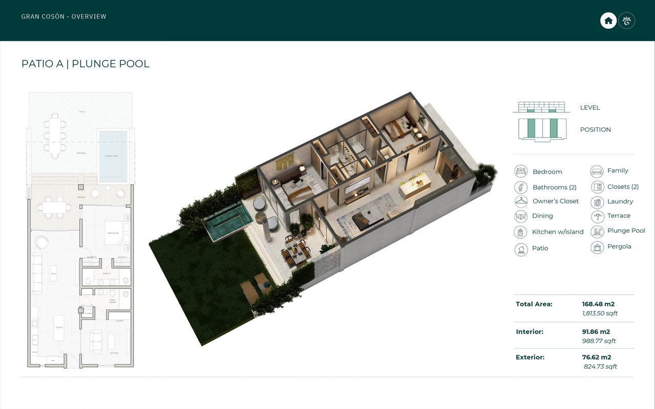 First Floor Patio A Condo in Las Terrenas