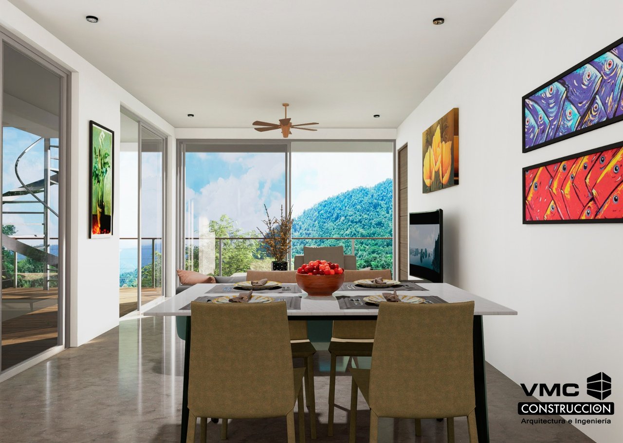 A Huge Rainforest, River & Waterfall Property With TWO Mountain & Jungle-View Luxury Homes on a Massive 4.93 Acre Lot – PLUS an Additional Plantel ready for Development