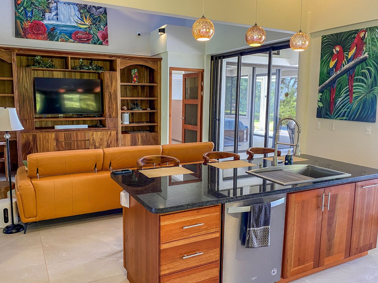 Private 2-Bed Hacienda with Ocean & Mountain Views, Pool & Development Potential in Ojochal