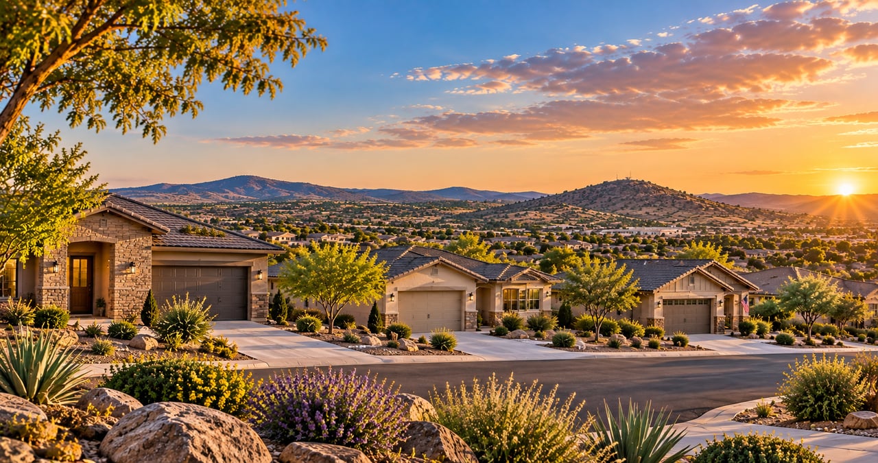 Prescott Valley AZ homes with mountain views, showing what homebuyers can afford in the local real estate market.