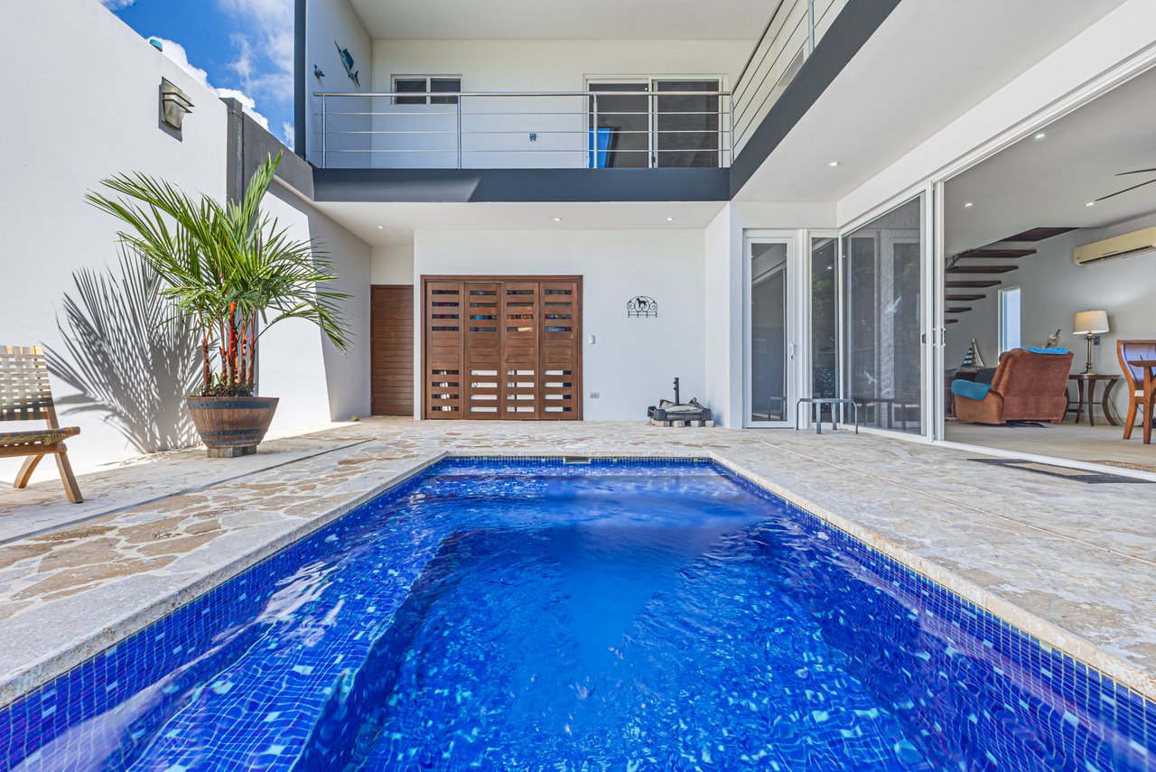 Elegant Tropical Villa Steps from Playa Hermosa – Gated Community