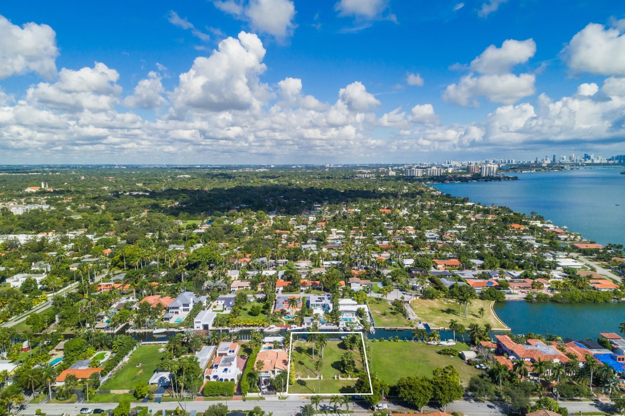 Miami Shores Adjacent Waterfront Lot Hits Market