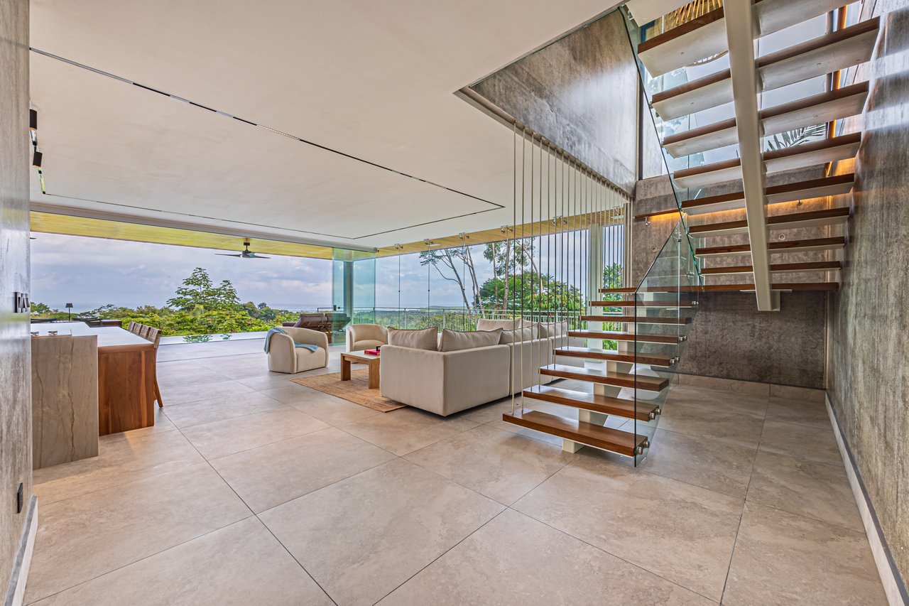 New contemporary tropical villa boasts with a movie theater and views of the iconic whale’s tail