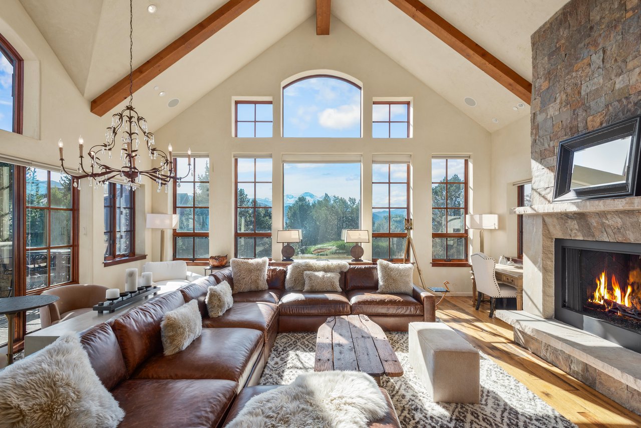 Tuscany-Inspired Estate with Panoramic Mt. Sopris Views