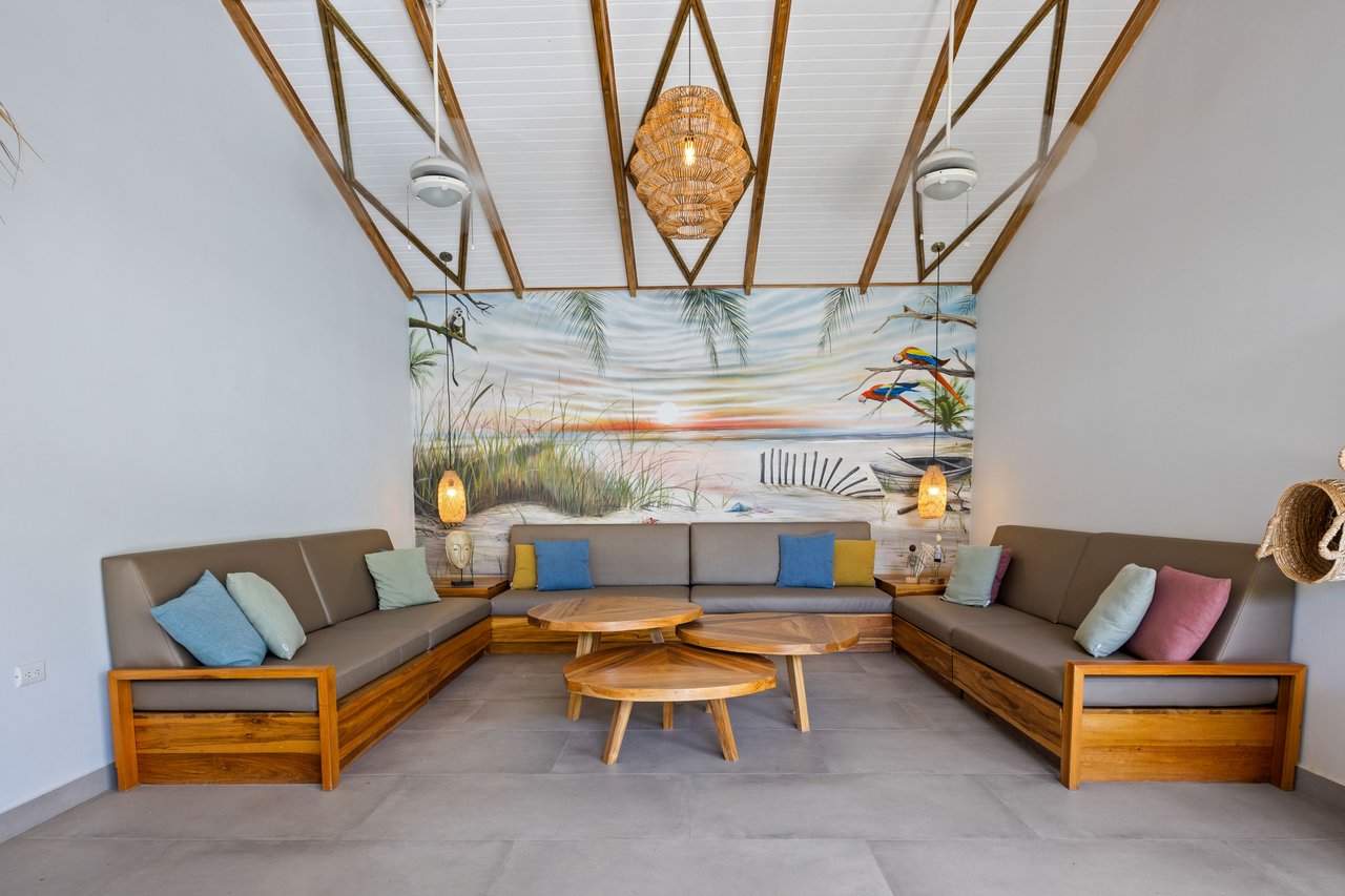 Casa Karibe | Vibrant 5-Bedroom Caribbean-Inspired Villa with Pool in Gated Tamarindo Community