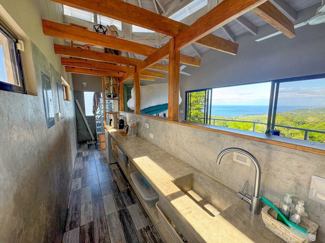 Ocean, Jungle & Mountain View Home in Ojochal | Protected Jungle Setting