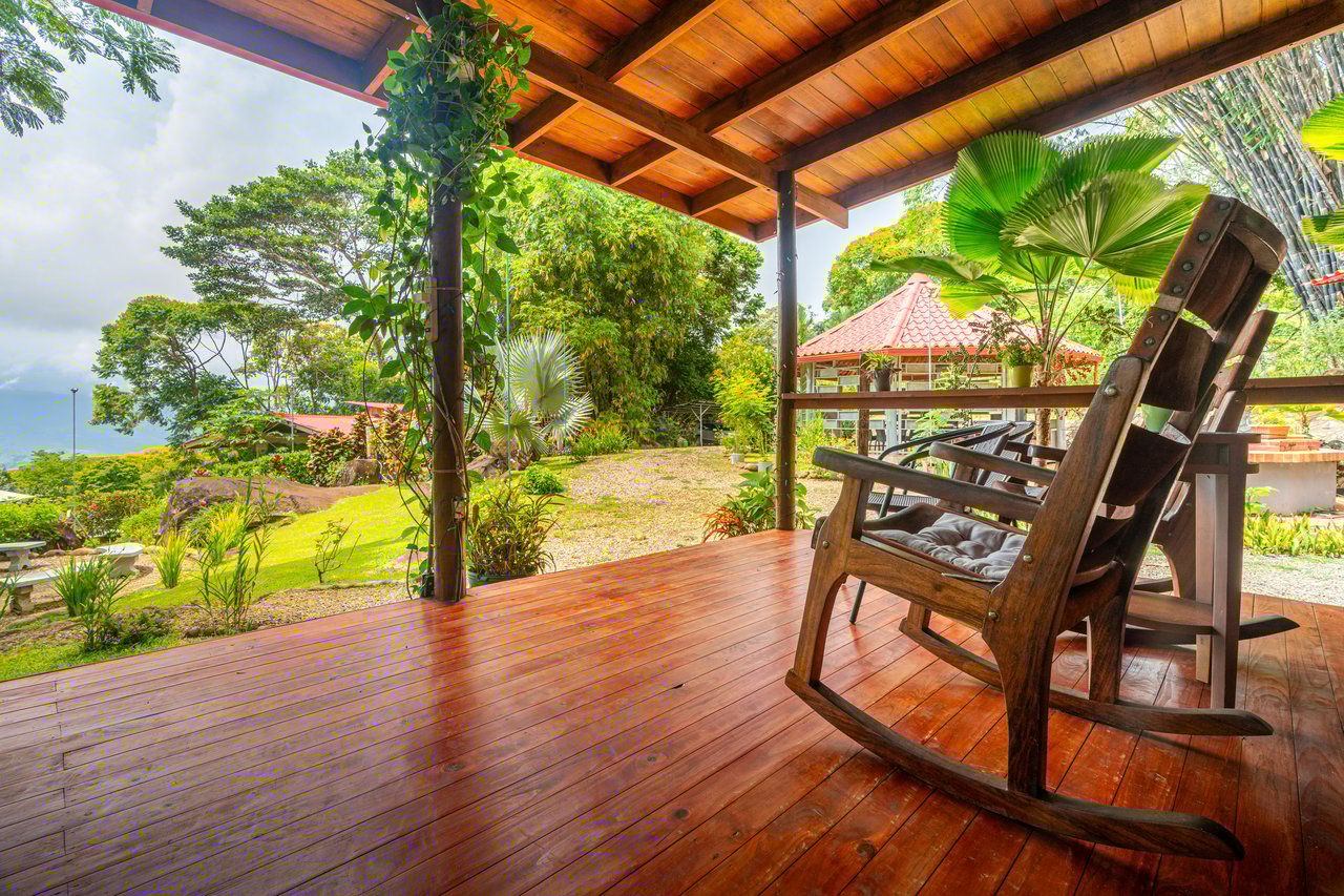 Sueños de Mariposa – A Boutique Paradise in the Hills of Lagunas.  Stunning Views!