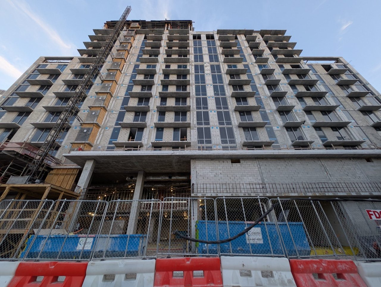 April 2025: Glass Installation Underway at Brickell Residential Project Featuring 171 Units