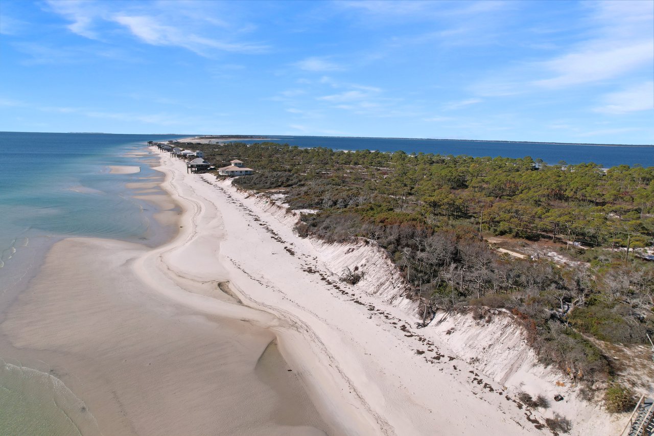 breathtaking view of carrabelle, florida on dog island