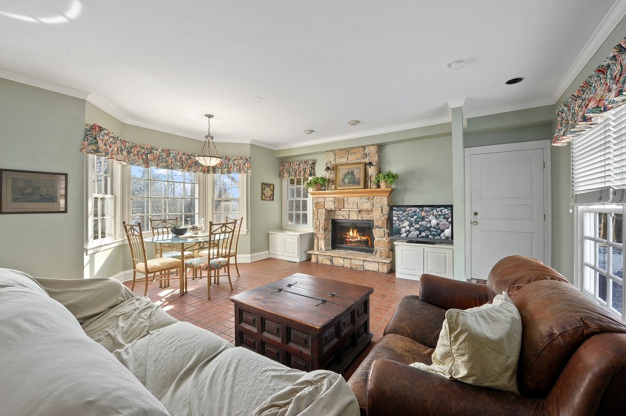 This classic home gives a warm welcome