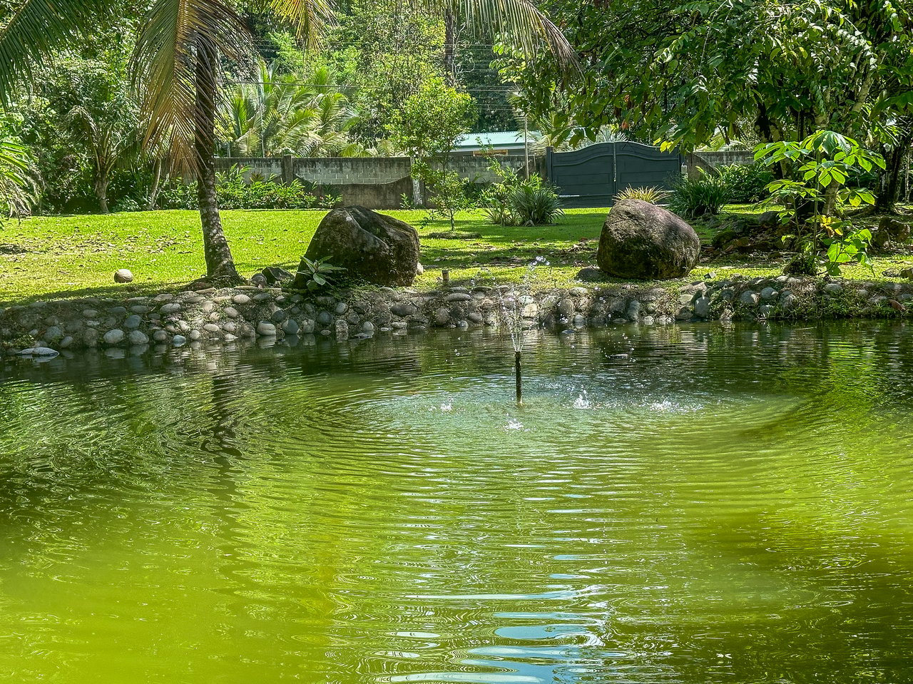 A riverfront 3-bed home on a large property In Ojochal, Costa Rica