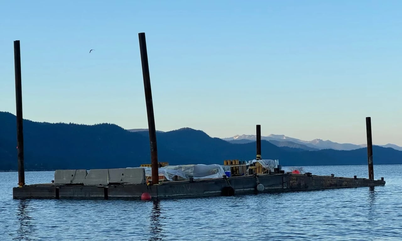 Ski Beach Closed for Two Weeks During Barge Recovery Operations cover