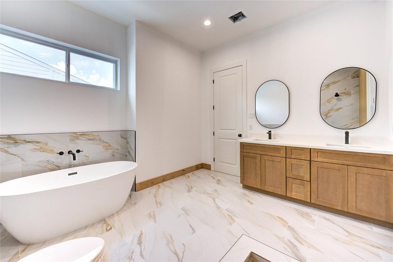 Bathroom in the Duplexes at Noel in Houston, TX