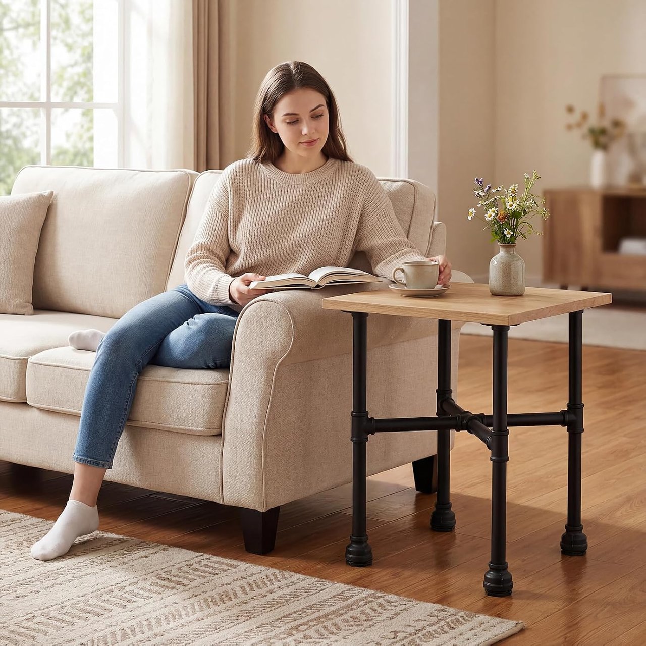 Industrial Pipe Table Legs