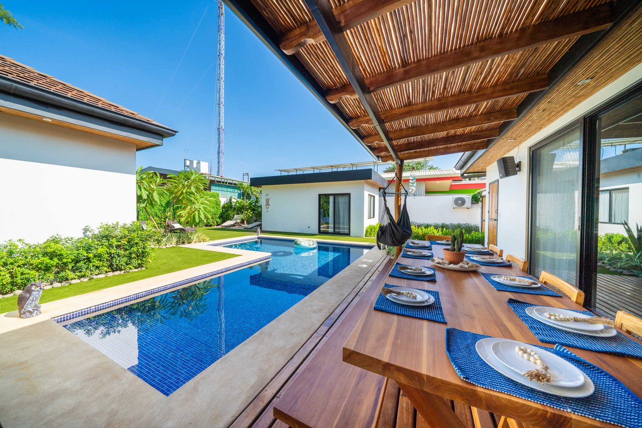 Calle Uno Tamarindo #3 | NEW 4 Bed Home 1 Mile to Tamarindo Beach!