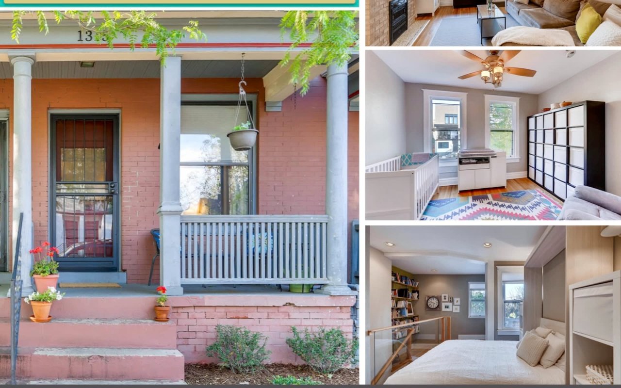 Stylish updated rowhome newly listed