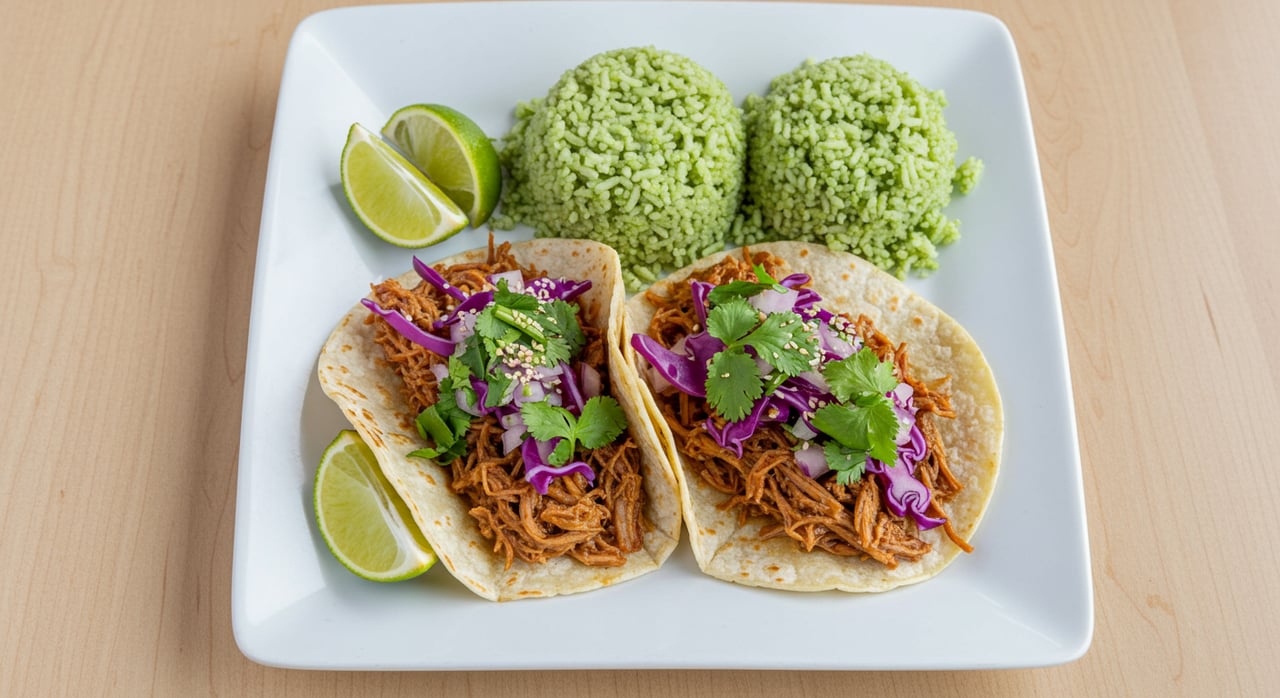 Spicy Asian Pork Tacos