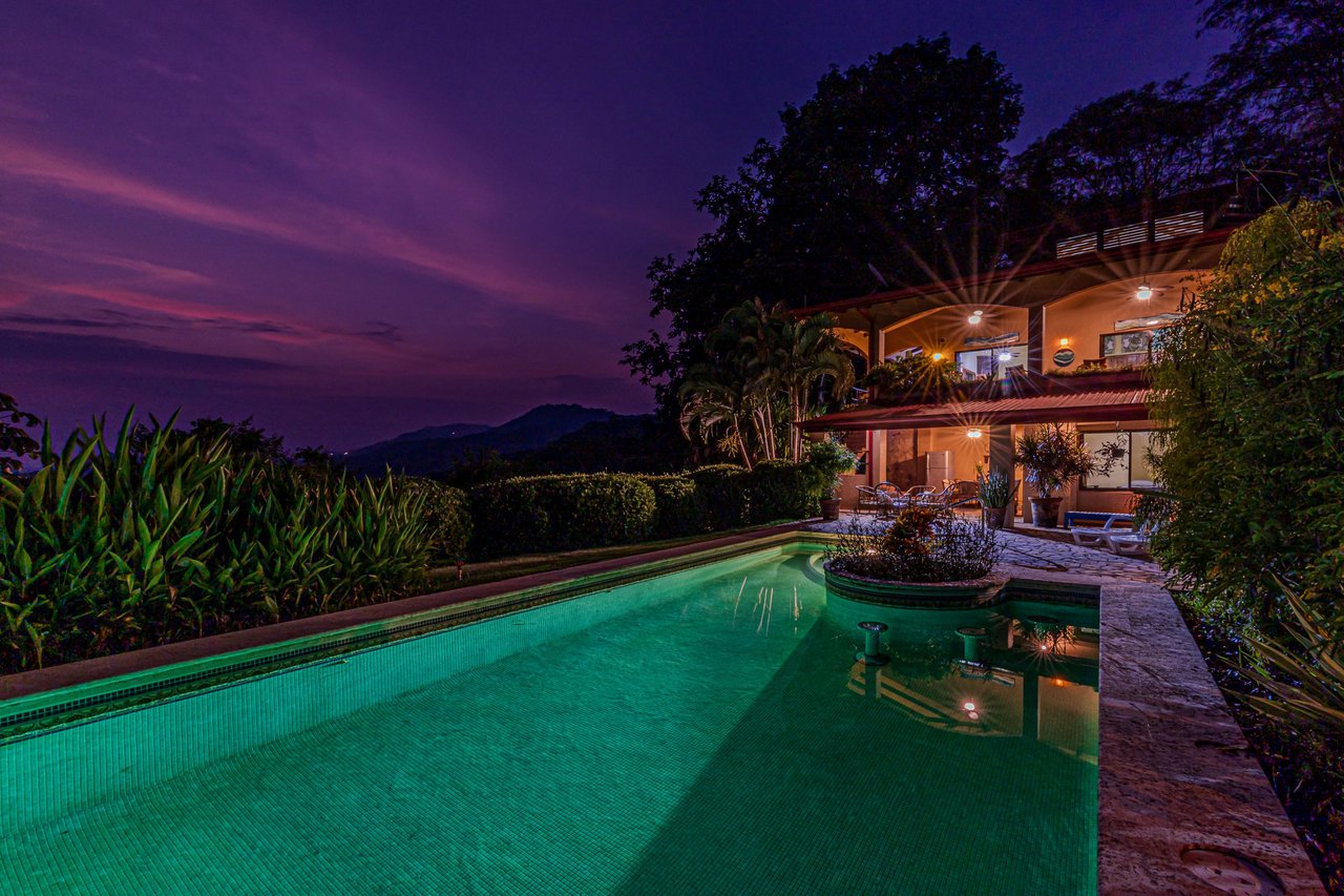 Private Family Estate with Stunning Sunsets and Pacific Ocean Views for Miles!