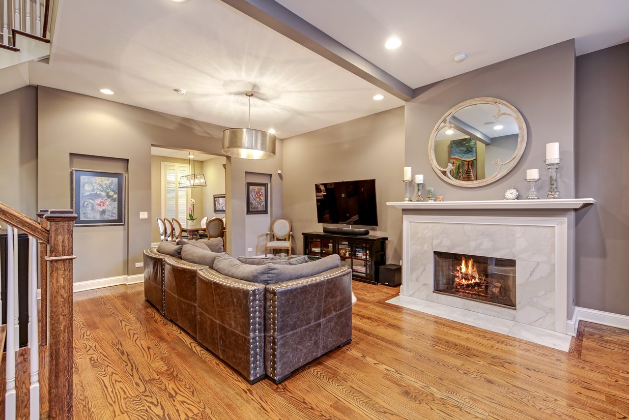 This stunning townhome is located in the heart of Bucktown