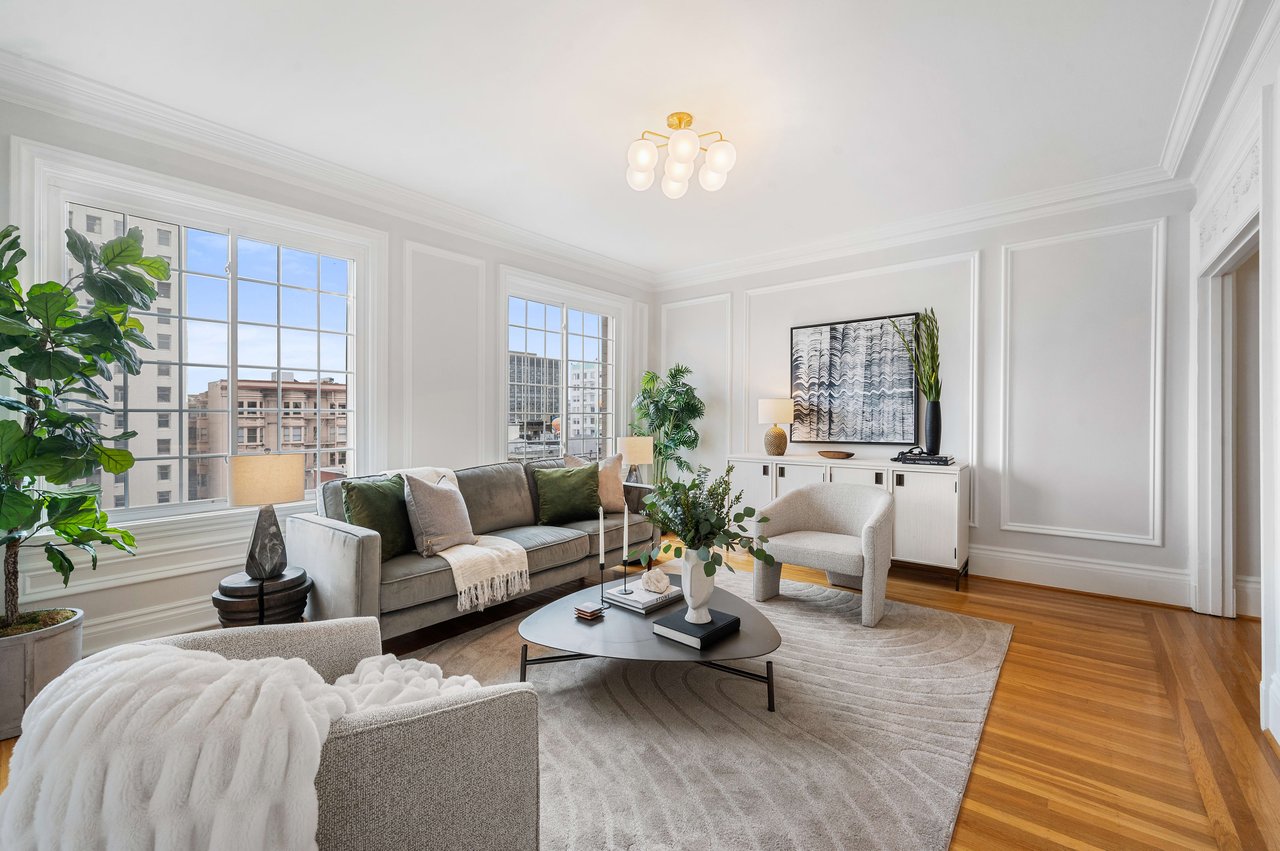 Sunny One Bedroom with Pre-War Style Downtown