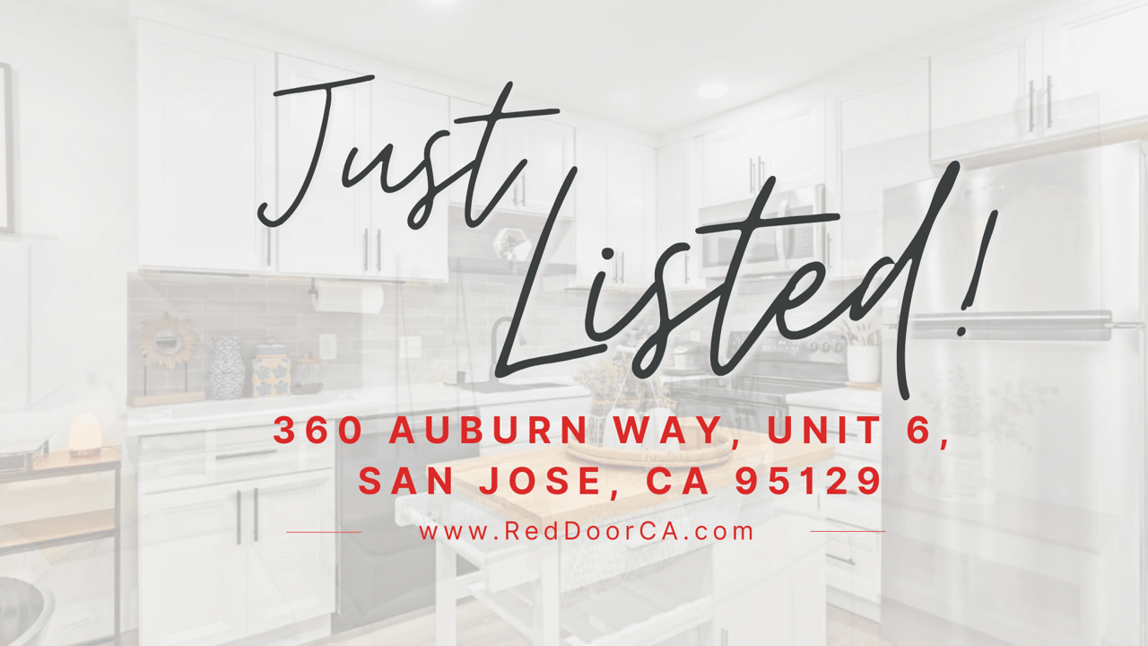 360 Auburn Way, Unit 6, San Jose, CA 95129 -JUST LISTED!