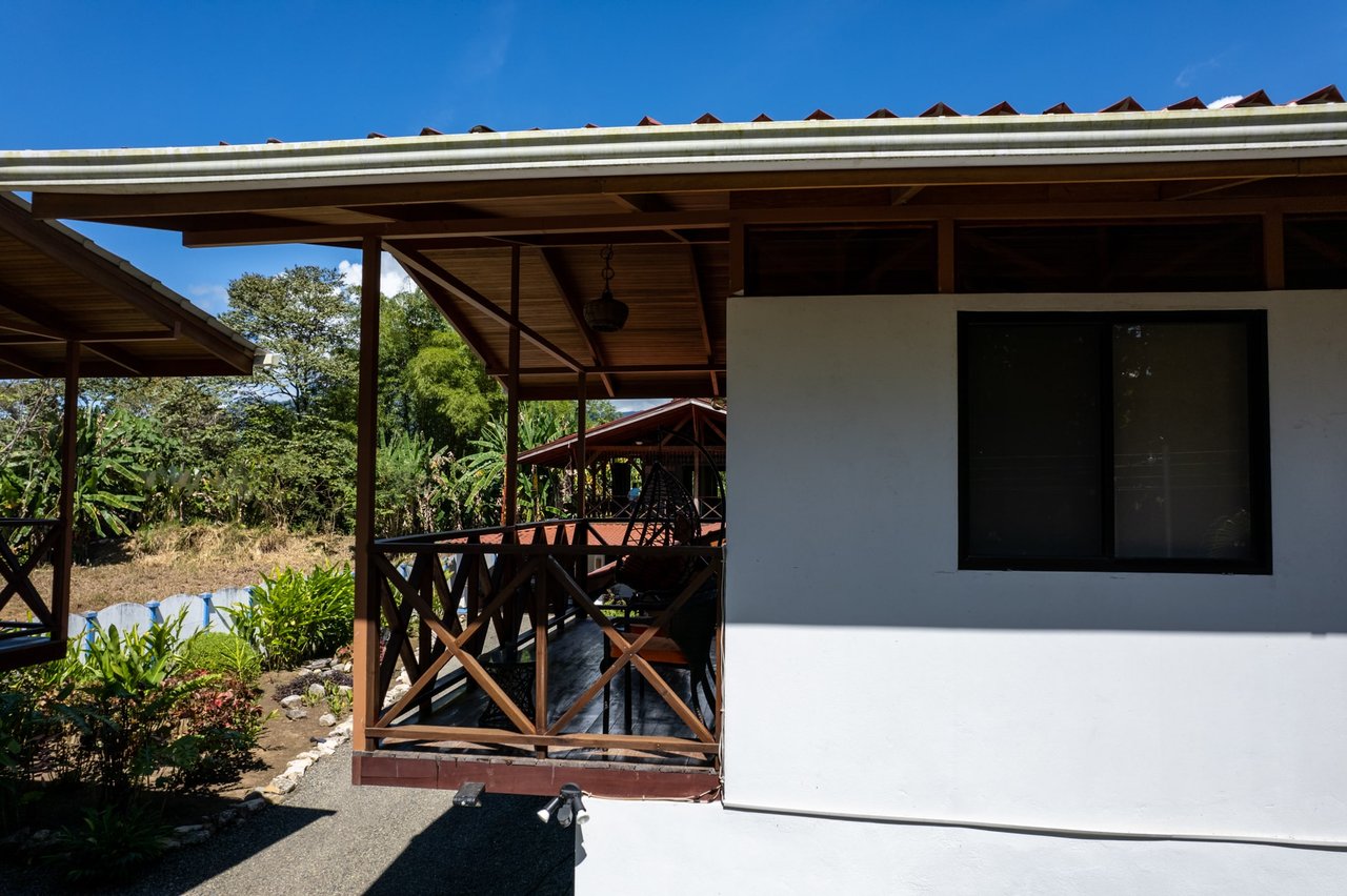 House, Villas and Restaurant on a great location in Uvita