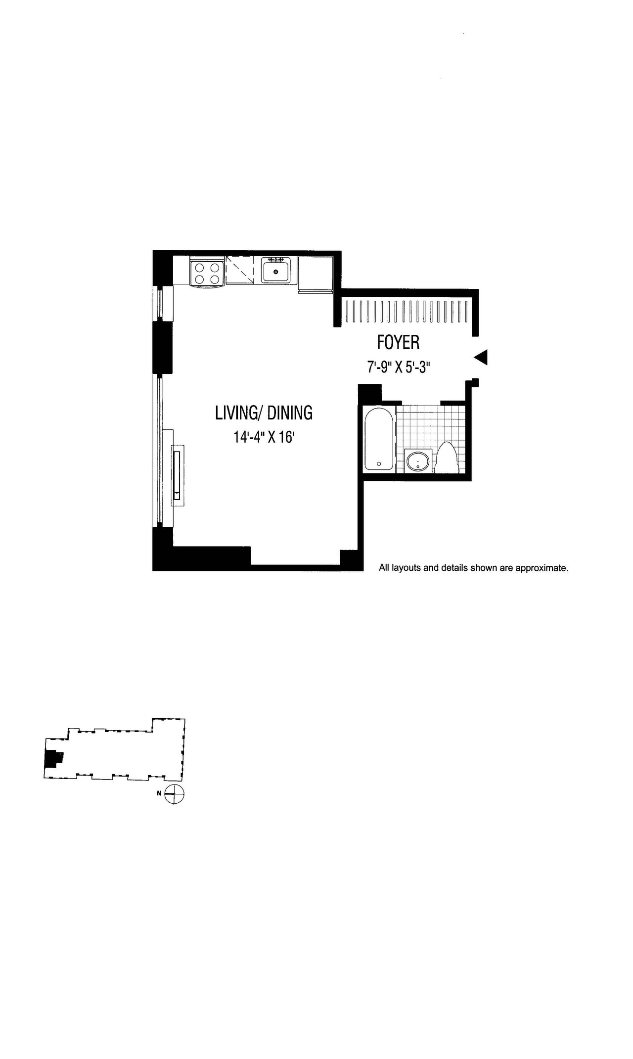 2 Gold Street, Apt 1810