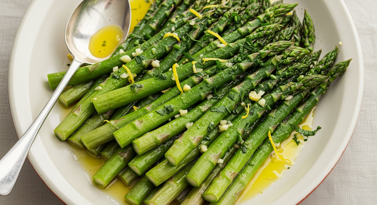 Citrus Asparagus with Herbs & Garlic
