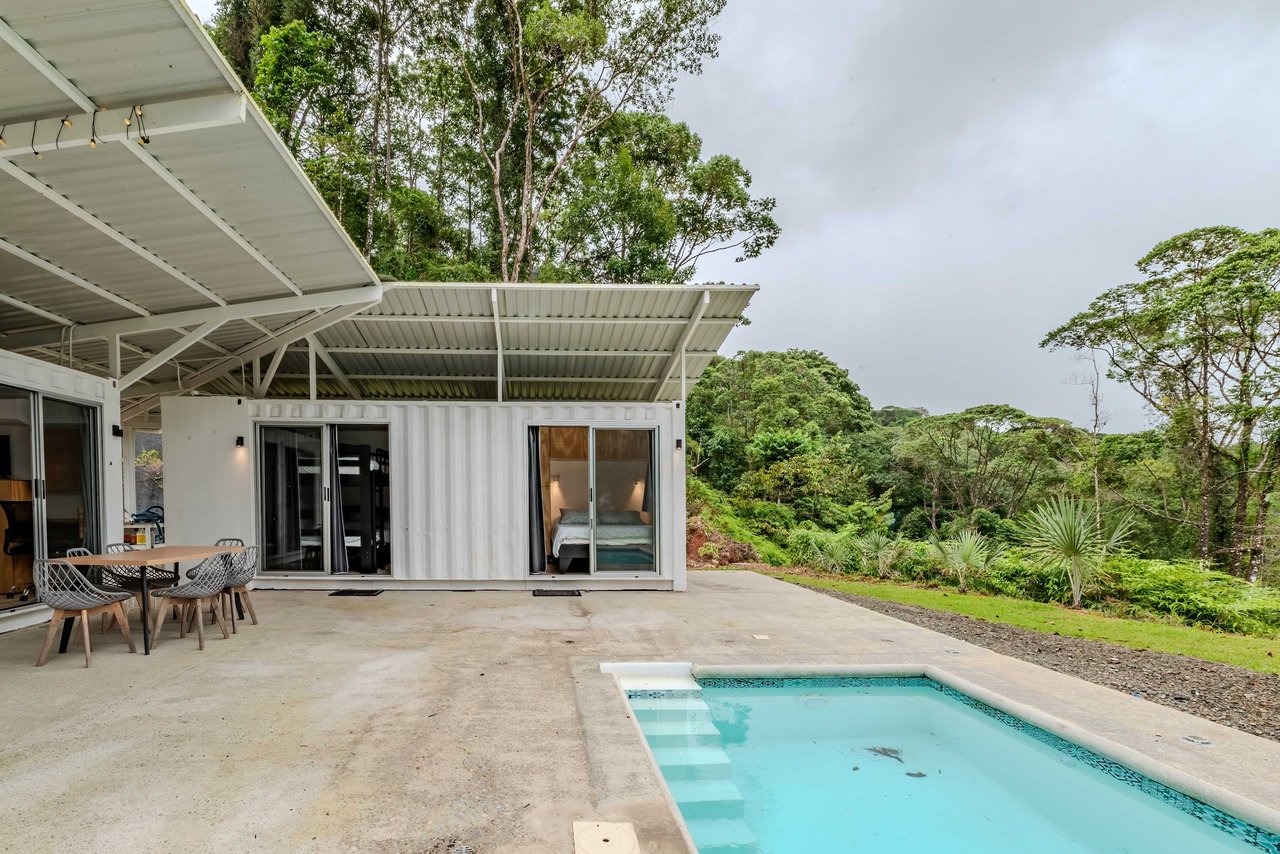 Ocean View Home in Portasol, 2 Bed, 1 Bath, Pool, Private Waterfall & Extra Building Site