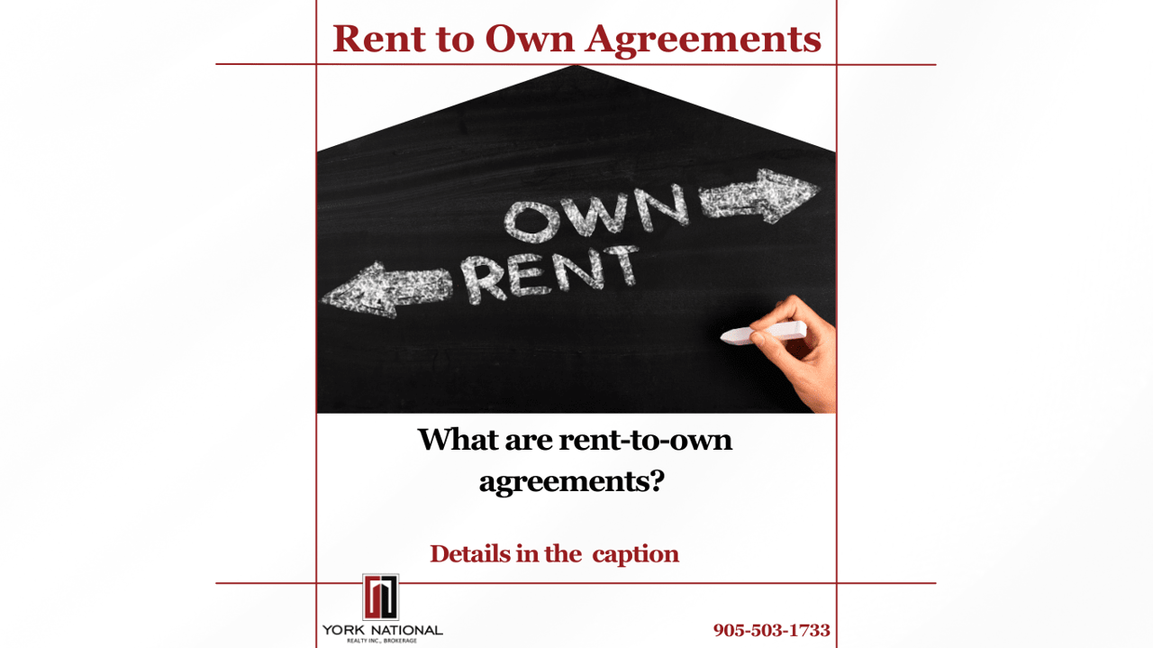 Rent to Own Agreements