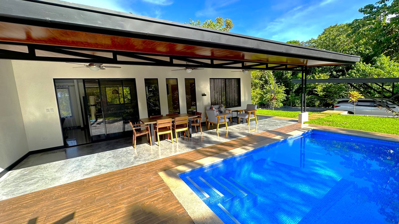 2-Bedroom, Brand New Modern House In Jungle Community On Calle Tucan.