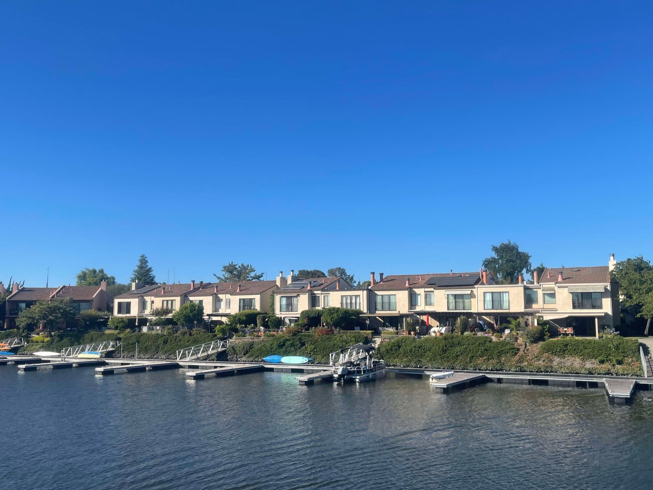 Newport North Waterfront Townhomes with boat docks