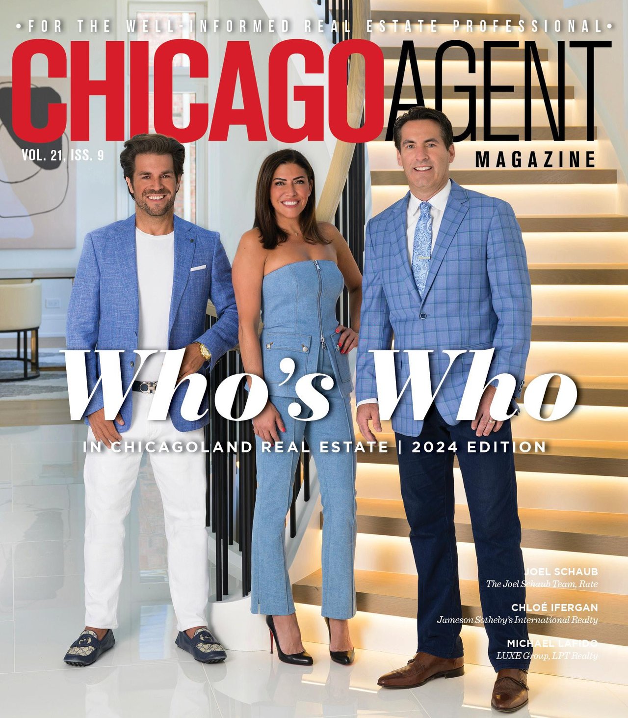  Cover of the "Who's Who" Annual Issue of Chicago Agent Magazine. 