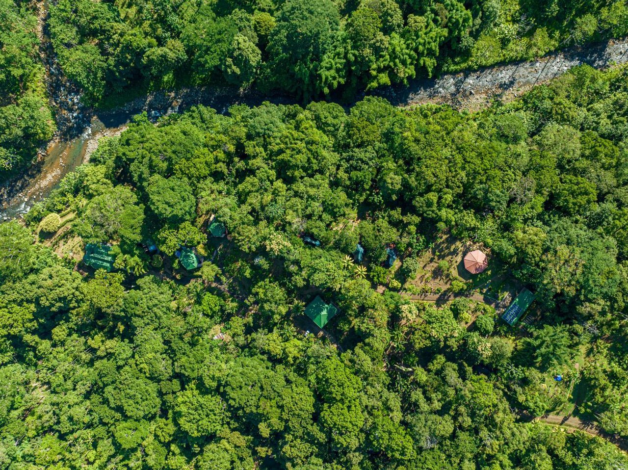 Uvita, Jungle Retreat Center on the Uvita River. Private and 17 Acres